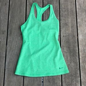 Green Nike tank